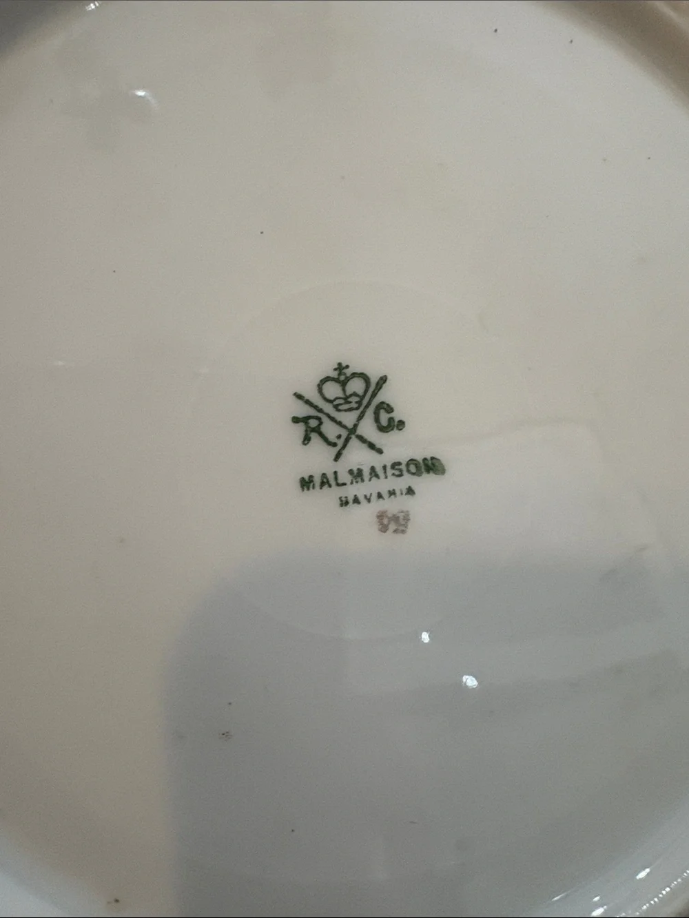 Antique Rosenthal R.C. Malmaison Bavaria Portrait Cabinet Plate